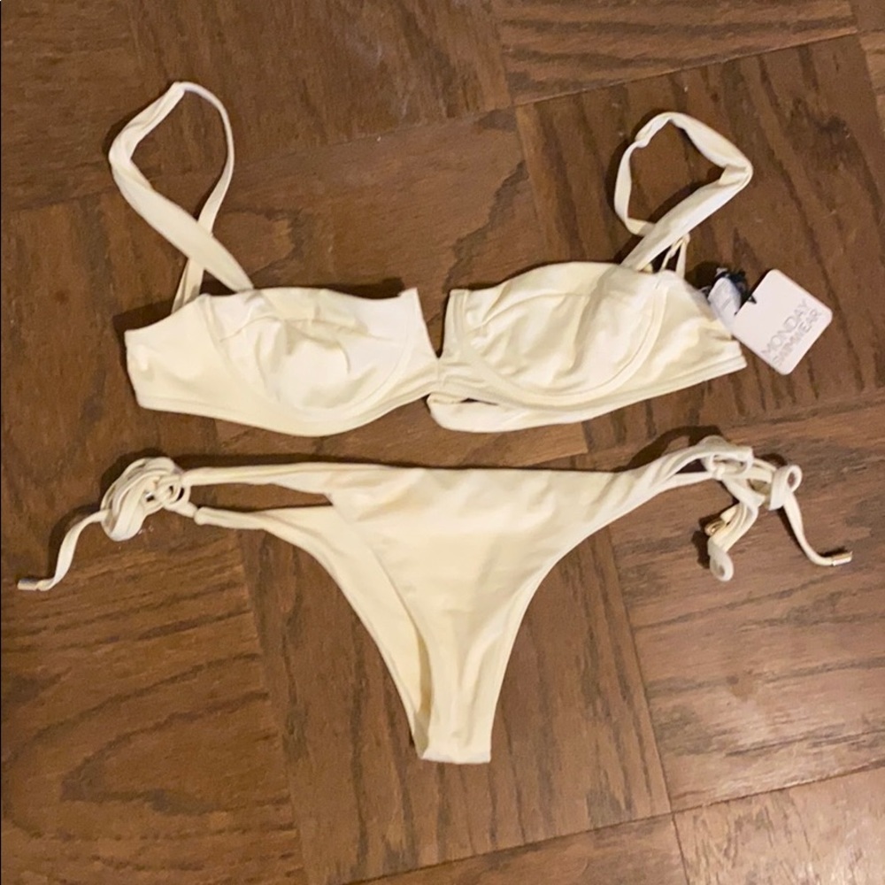 Monday Swimwear Ivory Bikini